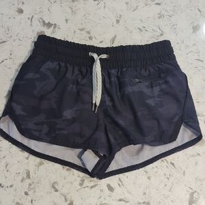 Vuori Camo Athletic Shorts - Black
